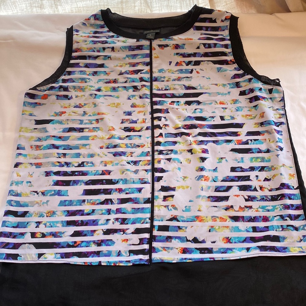 Worthington Size L Sleeveless Blouse